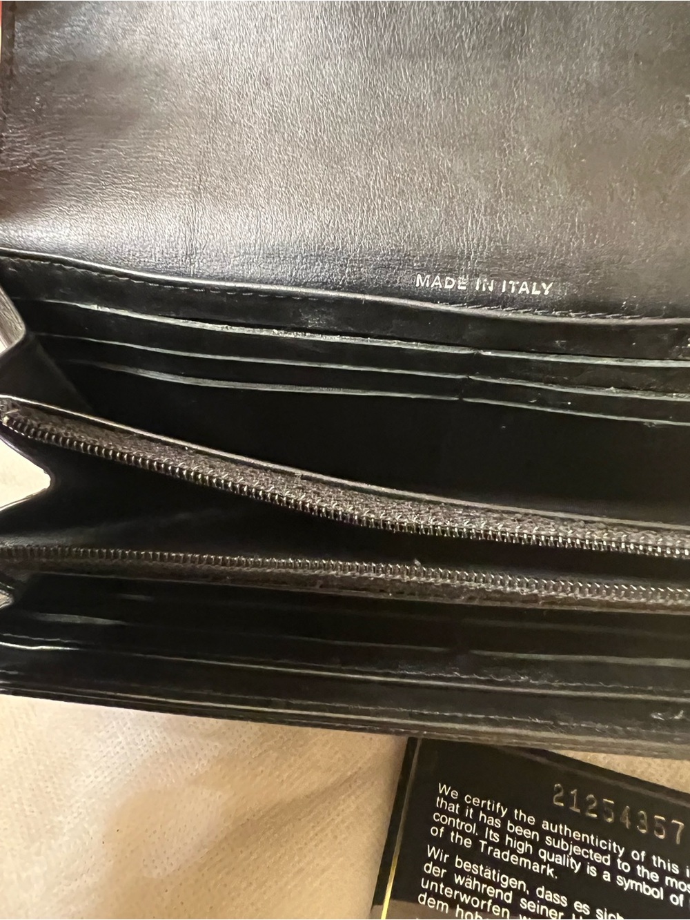Chanel Black Caviar long Leather Wallet Clutch - Picture 11 of 13